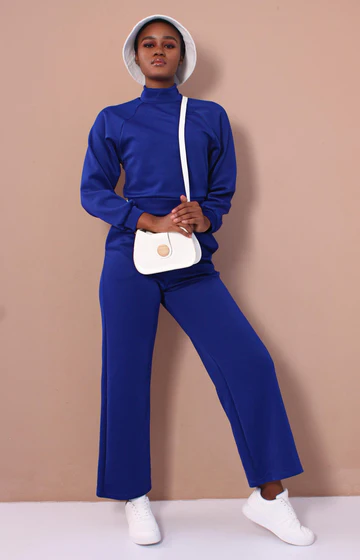Ladies Wide Leg Tracksuit Set - Image 11
