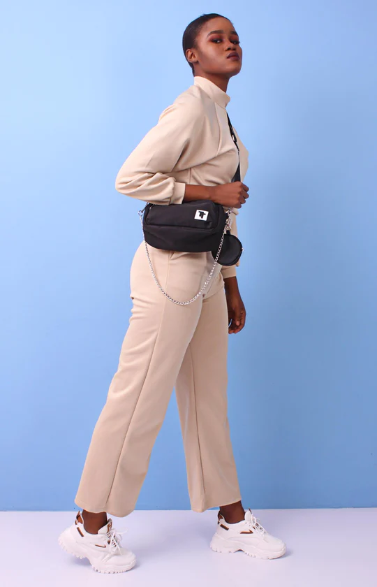 Ladies Wide Leg Tracksuit Set - Image 5